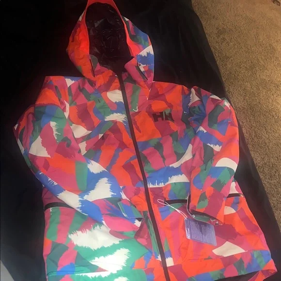 Helly Hansen Multicolor Raincoat - Picture 1 of 4
